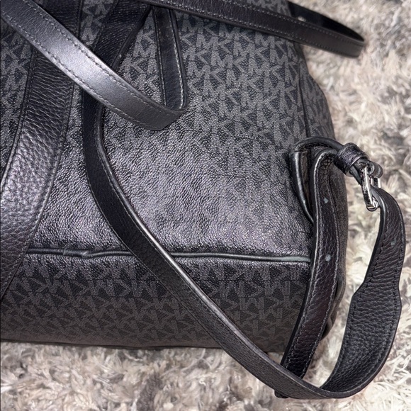 Michael Kors Black MK Logo Tote and Backpack Set main image 16
